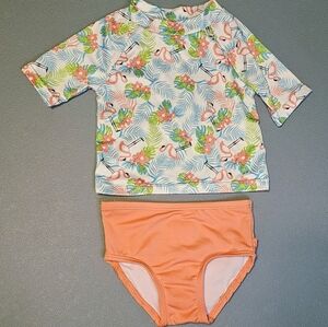 Lily & Dan Flamingo 2 Peice Kids Swim Suit